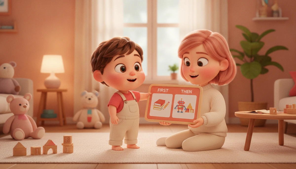 Using First-Then Boards: A Simple Guide to Supporting Autistic Children