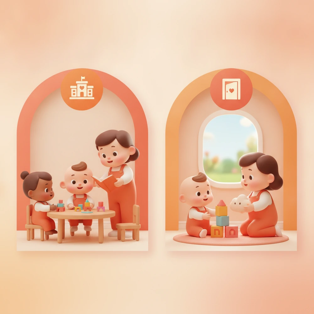 Infographic comparing push-in and pull-out models for SEL services.