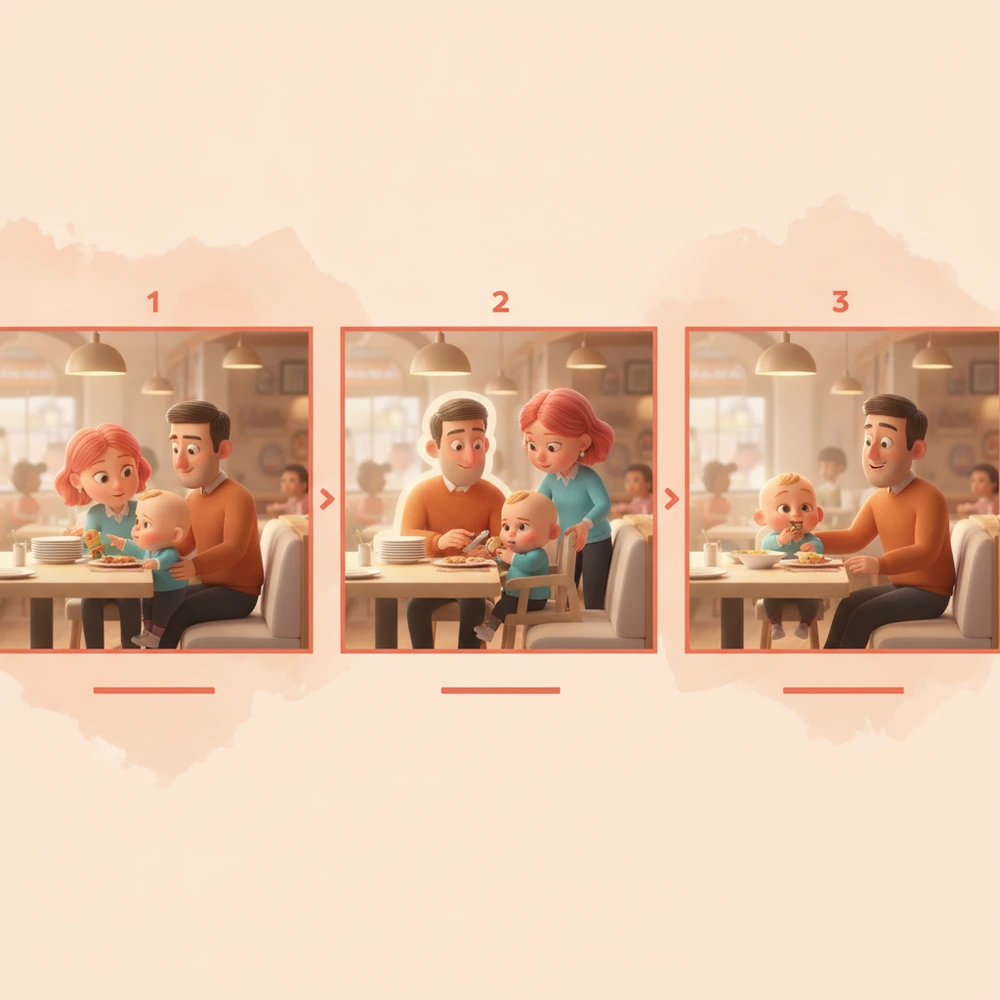 Infographic illustrating public limit-setting in a restaurant setting.