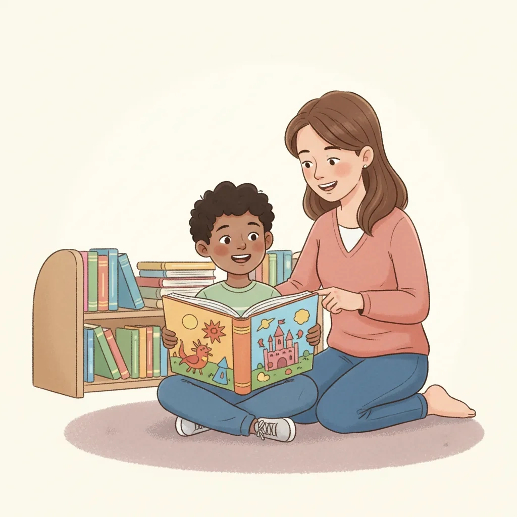 Вечер сказок в библиотеке - Printable Social Story