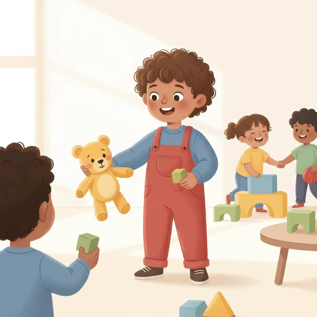 Making Friends at Preschool - Printable Social Story