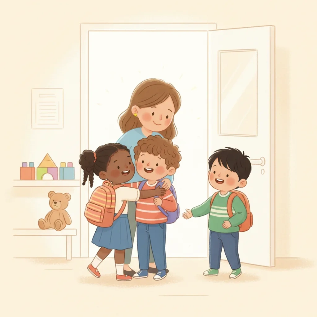 Starting School: Meeting Friends and Following Routines