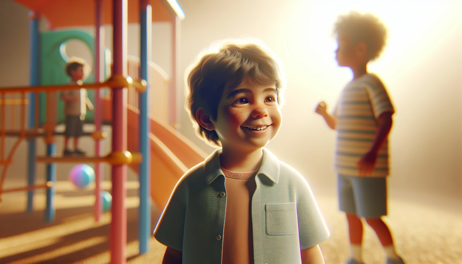 Illustration for: I smiled and said, "Hi, Mia!"