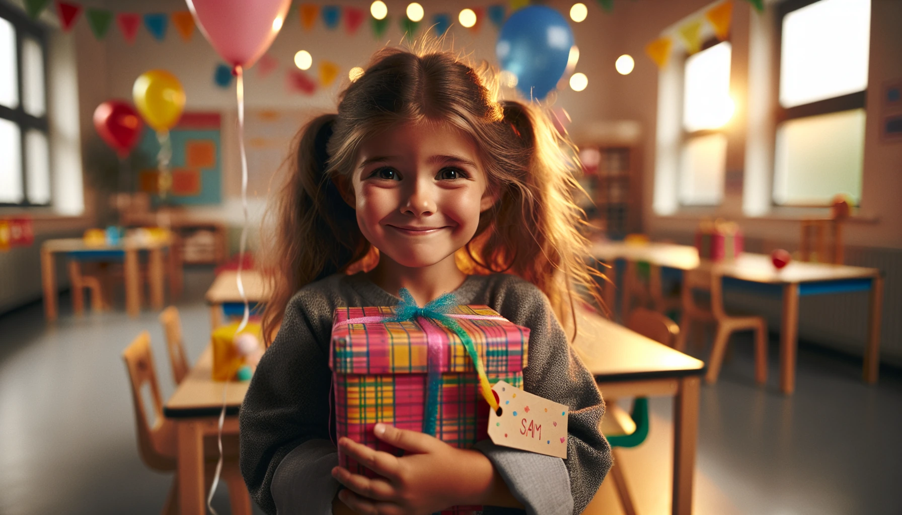 Illustration for: It's my classmate Sam's birthday!