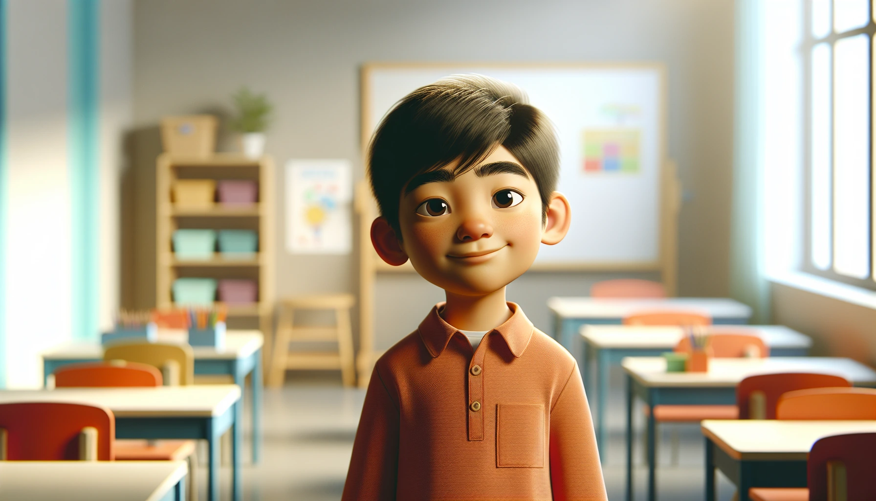 Illustration for: I feel happy and a little tired.