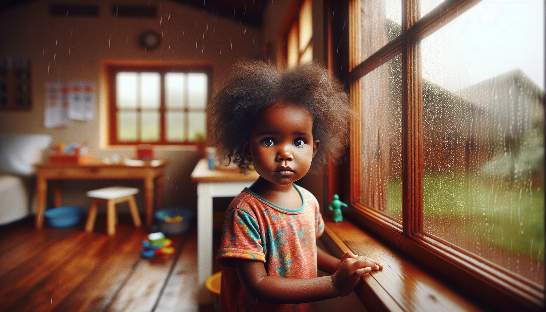 Illustration for: Today, I wanted to play outside.