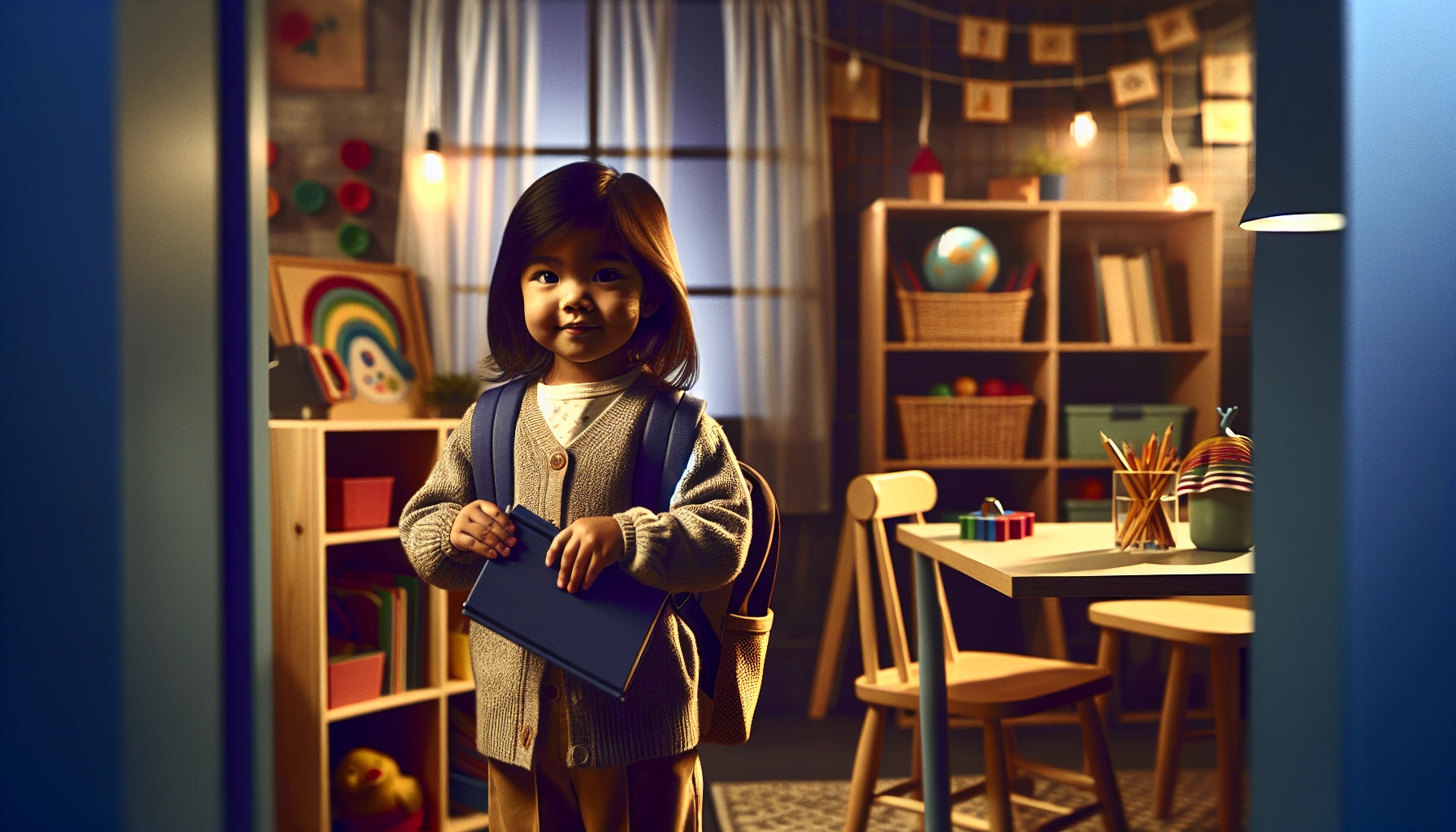 Illustration for: The school day is almost over.