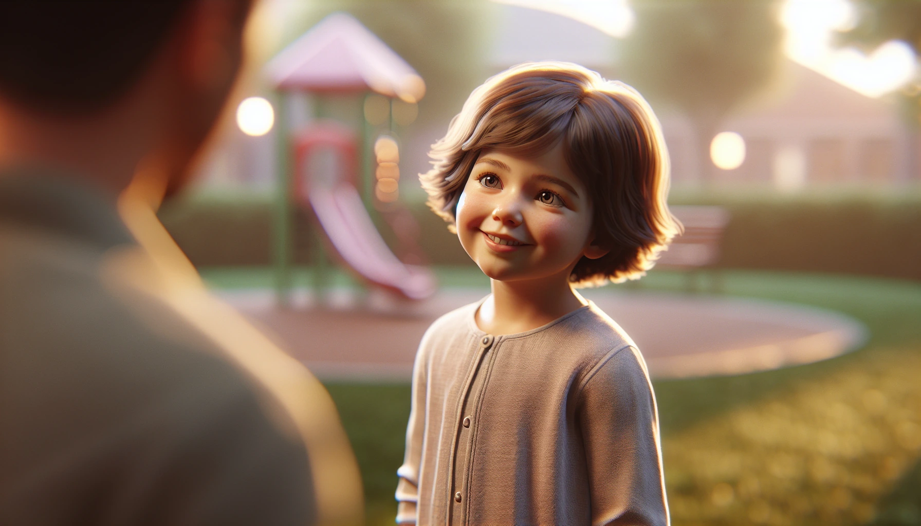 Illustration for: I saw my friend, Mia, there.