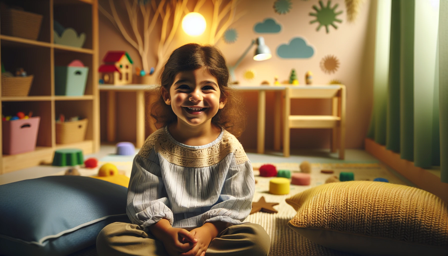 Illustration for: My face feels warm and smiley.