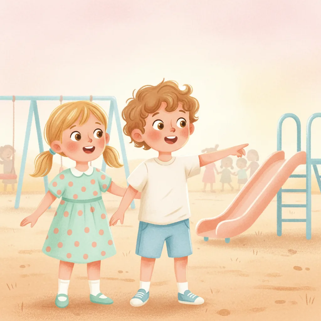 Illustration for: I felt so excited to see everyone playing together.