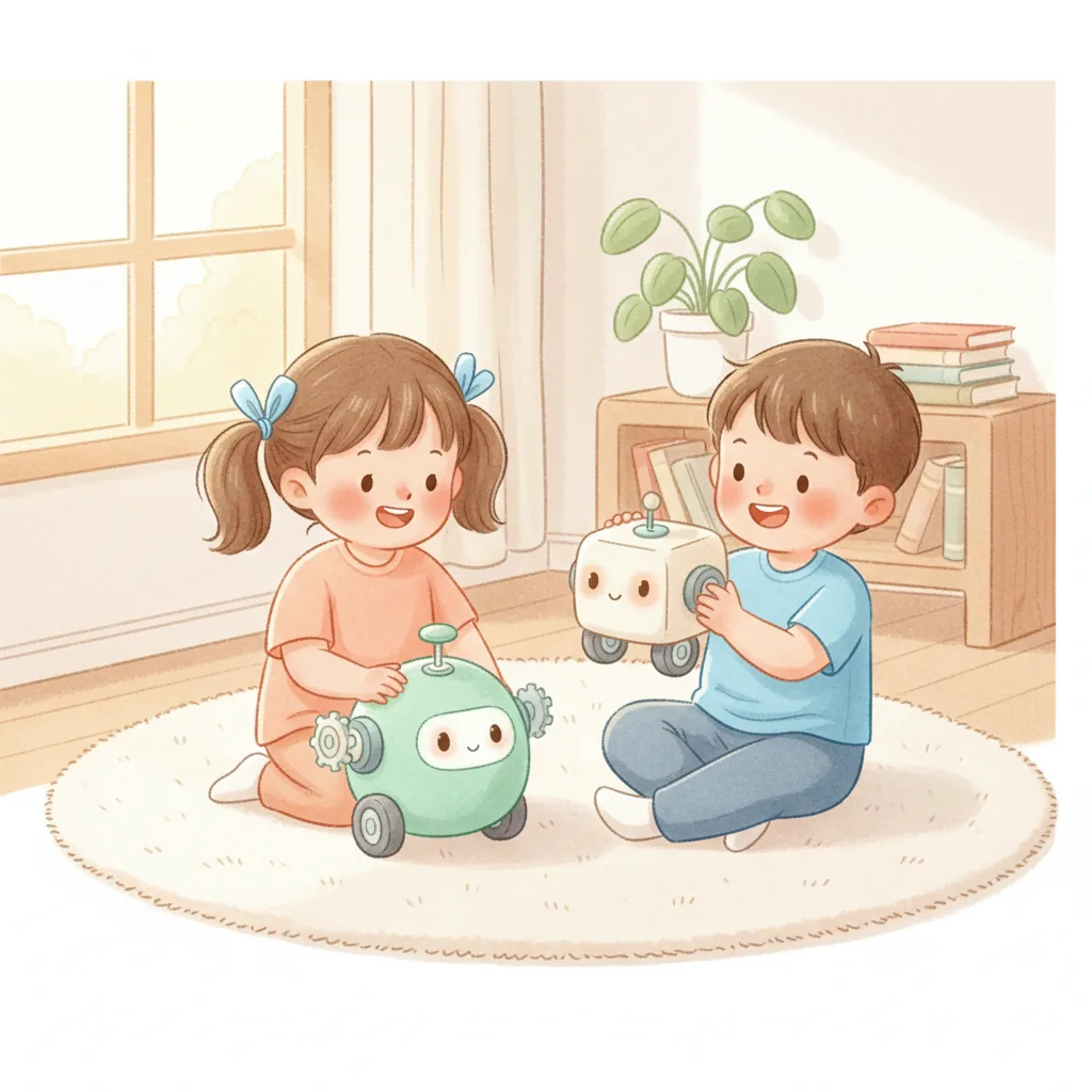 Illustration for: I wanted to play too.