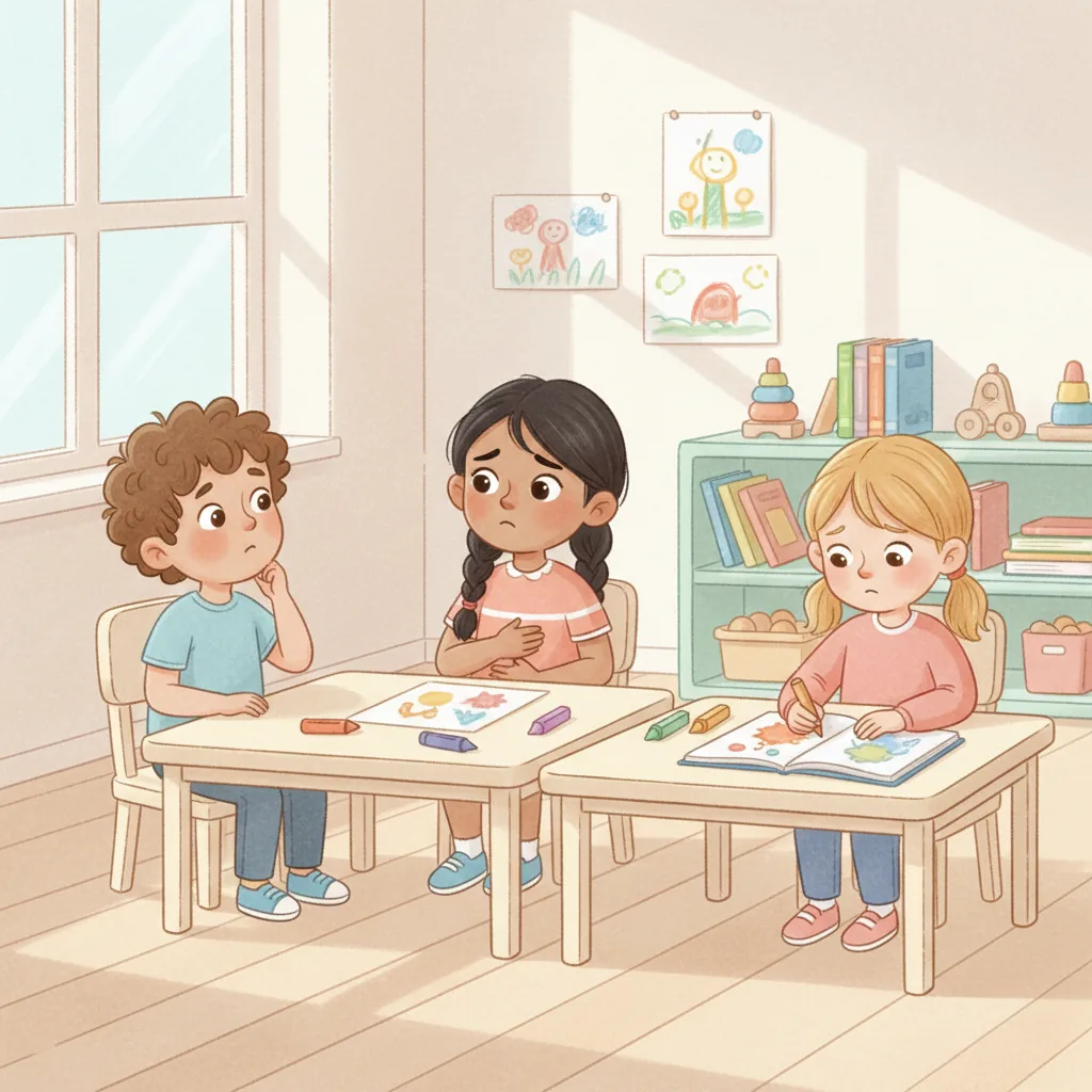 Illustration for: I felt hungry in class today.