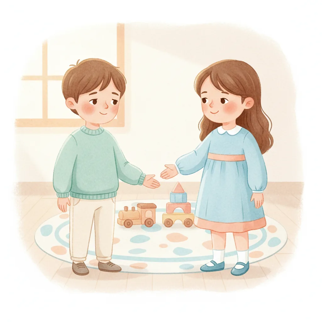 Illustration for: You might feel a little shy, and that's okay.